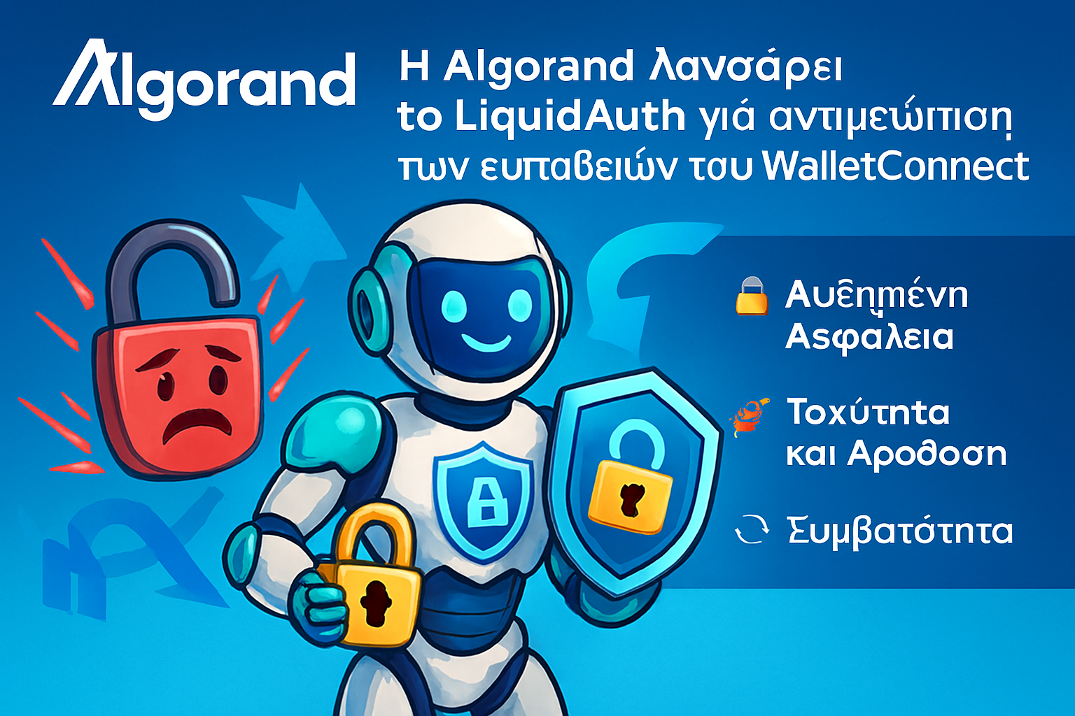 Η Algorand λανσάρει το LiquidAuth για αντιμετώπιση των ευπαθειών του WalletConnect