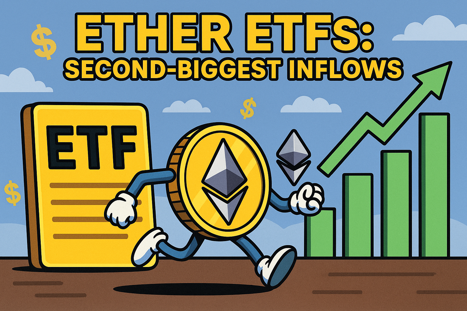 Ισχυρό Ράλι για το Ethereum: Spot ETFs Προσελκύουν $729M – 2η Μεγαλύτερη Ημερήσια Ροή