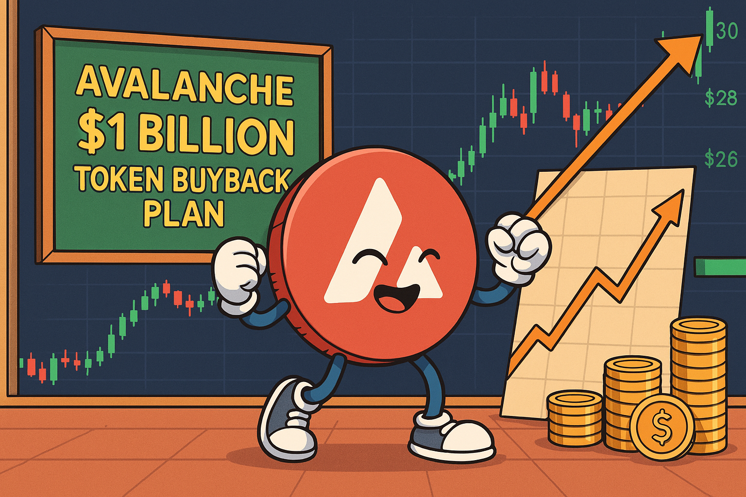 Avalanche (AVAX): Σχέδιο $1 Δις για Εξαγορά Token Πυροδοτεί Ράλι – Τι Ακολουθεί για την Τιμή;