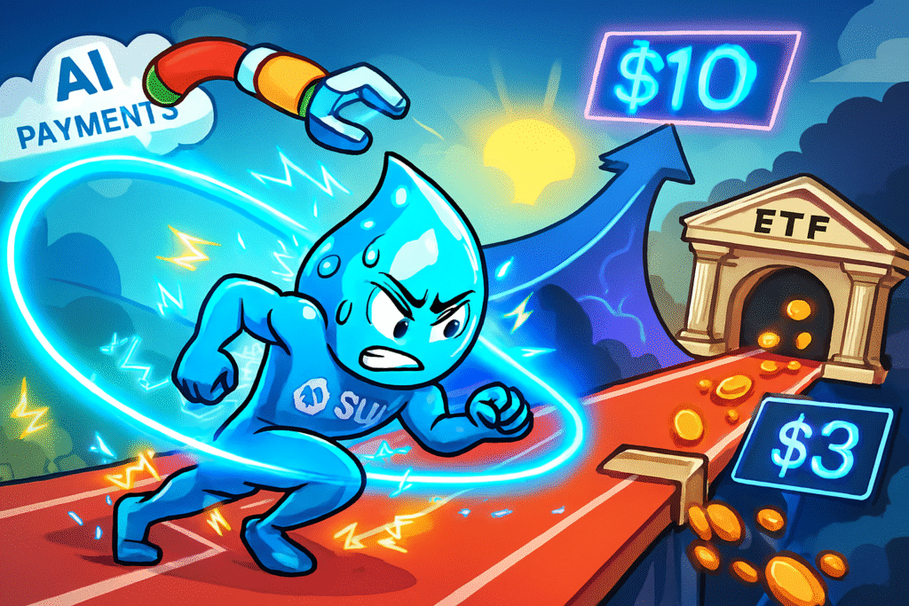 Sui σε Κρίσιμη Καμπή: Συνεργασία με Google, ETF και μια "Έκρηξη" στην Τιμή που Όλοι Περιμένουν