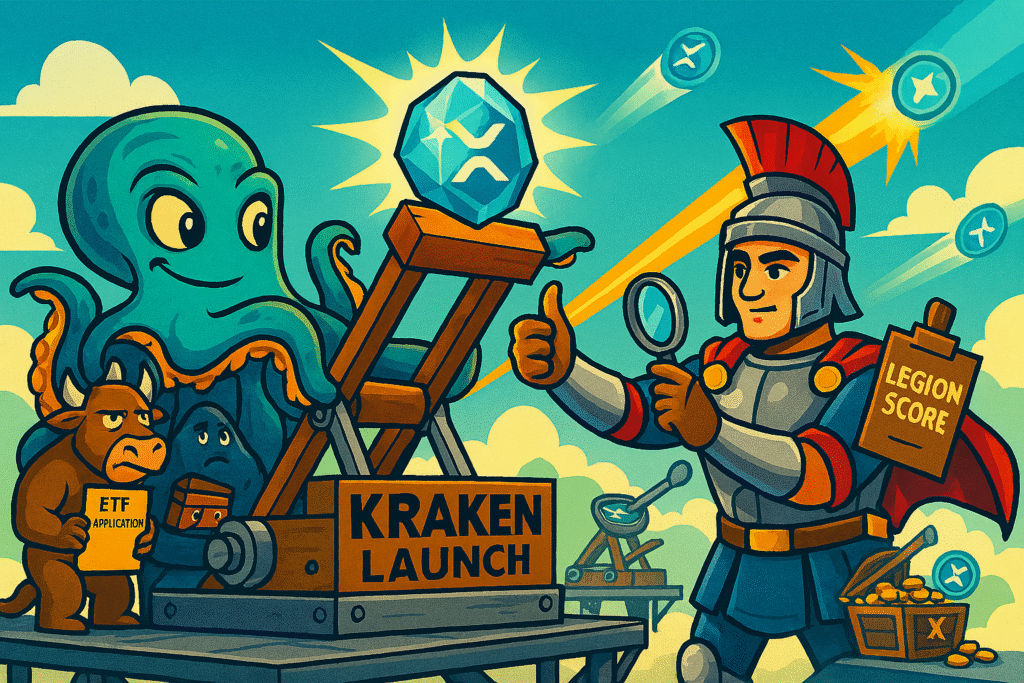 Kraken και Legion Ενώνουν Δυνάμεις: Γεννιέται το Kraken Launch για Ποιοτικές Πωλήσεις Token