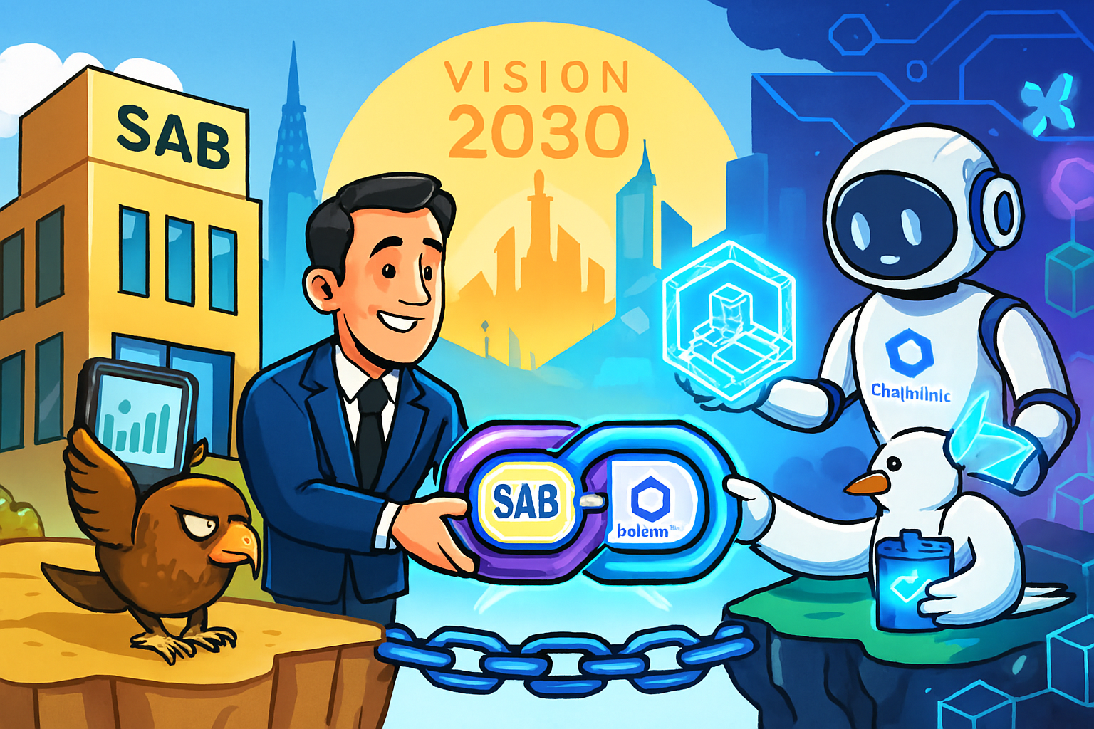 Chainlink & Saudi Awwal Bank: Ιστορική Συνεργασία στη Σαουδική Αραβία