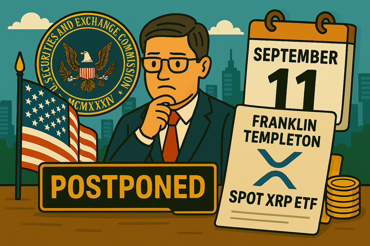 SEC: Νέα Αναβολή για το Spot XRP ETF της Franklin Templeton – Τι Σημαίνει για την Αγορά;