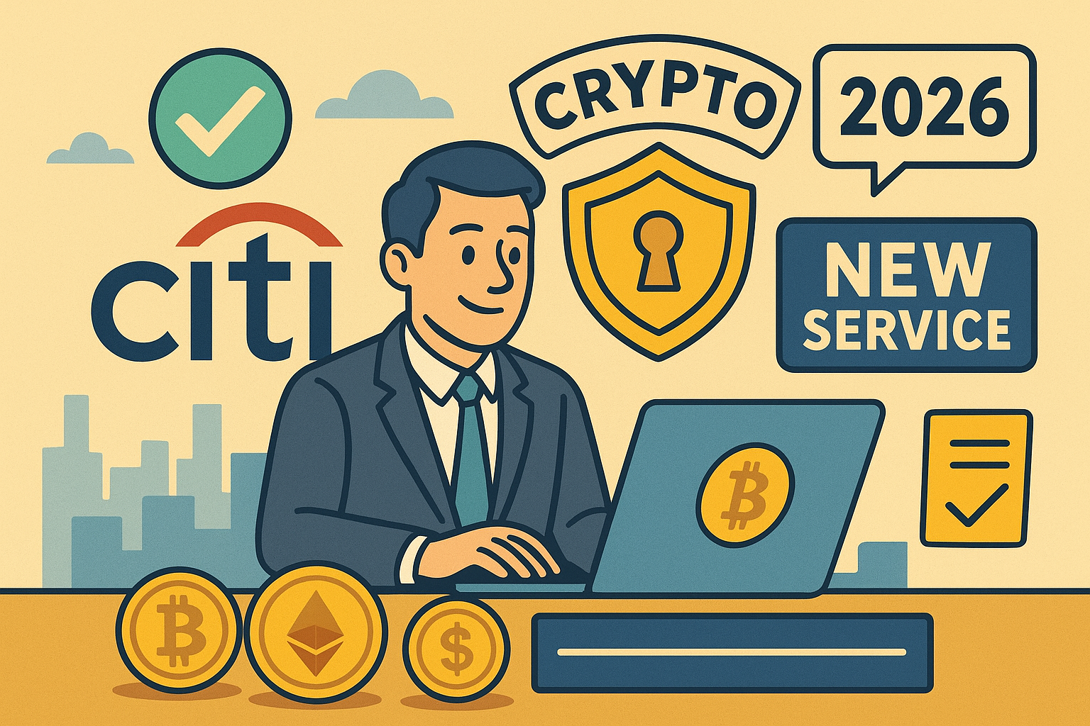 Citi μπαίνει δυναμικά στα crypto: νέα υπηρεσία φύλαξης ψηφιακών περιουσιακών στοιχείων έως το 2026
