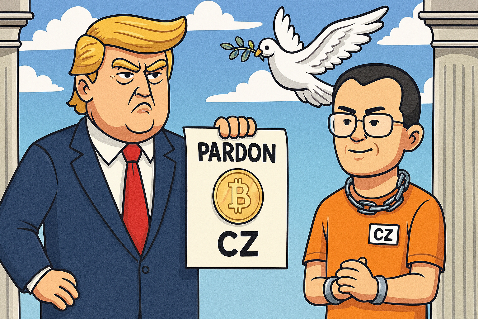 Προεδρική χάρη στον CZ – Ο Trump στηρίζει τον κόσμο των crypto