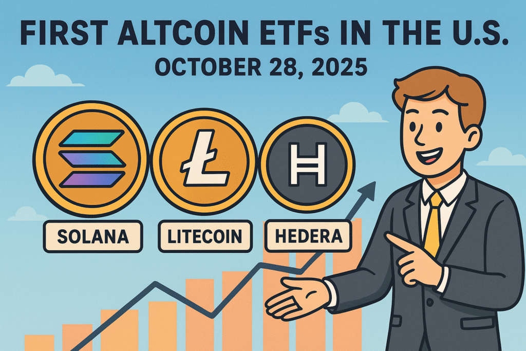 Τα πρώτα Altcoin ETF στις ΗΠΑ: Solana, Litecoin και Hedera κάνουν ιστορική είσοδο