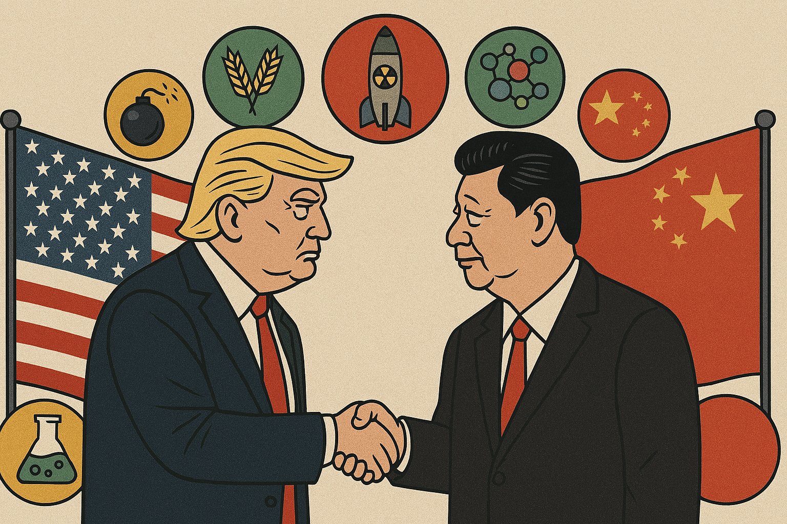 Συνάντηση Τραμπ–Σι: Δασμοί, φαιντανύλη, σπάνιες γαίες και πυρηνικές δοκιμές στο επίκεντρο